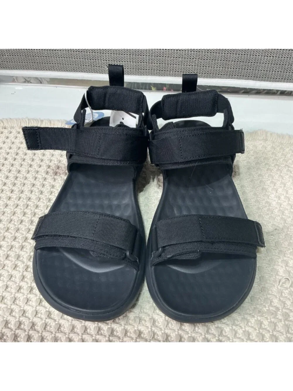 Hey Dude Men's Lightweight Fabric Strap Sport Trekking Sandals Carson Men's Sz 9